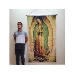 Arte Sacra Nossa Senhora de Guadalupe Impressa em Tecido - 2