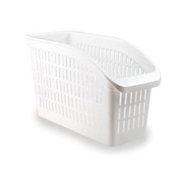 Organizador para Freezer e Geladeira de Plástico Retangular Branco - 1