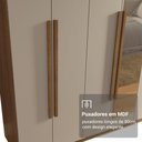 Ver imagem 7 de Guarda-Roupa Casal 8 Portas Batentes com Espelho Saturno Madesa