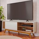 Ver imagem 1 de Rack para TV Lompas 60 Polegadas 160,4cm MDP Marrom Colibri Móveis