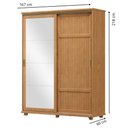 Ver imagem 3 de Guarda Roupa 2 Portas Madeira Maciça Atenas Móveis Cavazotto