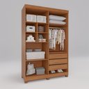 Ver imagem 7 de Guarda-roupa Infantil 4 Portas 3 Gavetas Alice Espreso Móveis