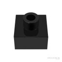 Ver imagem 3 de Acabamento Para Registro Quadrado ABS Preto Gaveta Kit 2 PÇS