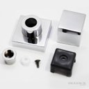 Ver imagem 5 de Acabamento Registro Quadrado Cromo Padrão Deca Kit 4 Un