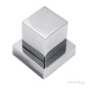 Ver imagem 3 de Acabamento Registro Quadrado Cromo Padrão Deca Kit 4 Un