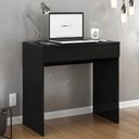 Ver imagem 2 de Mesa Escrivaninha Estudo Loft Minimalista BP 100% MDF 80cm com 01 Gaveta Preto - Desk Design