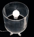 Ver imagem 7 de Abajur Polaris Bourgie Acrílico Transparente Mesa Sala Quarto