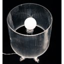 Ver imagem 7 de Abajur Polaris Bourgie Acrílico Transparente Mesa Sala Quarto