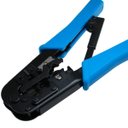 Ver imagem 1 de Alicate Cabo Rede Grimpar RJ45 RJ11 RJ12 C Catraca HT5684R