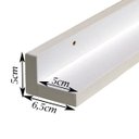 Ver imagem 3 de Prateleira Para Esmaltes sem Aba Grande 4 Peças - Branco