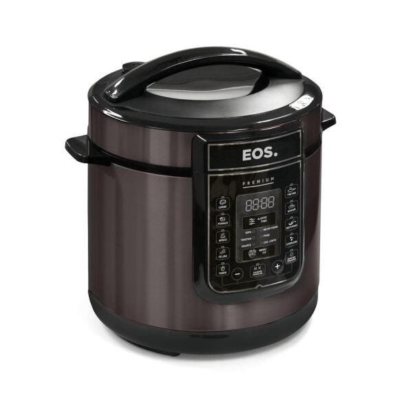 Panela de Pressão Elétrica EOS Multicooker Digital 6L Inox EPP60DI 220V