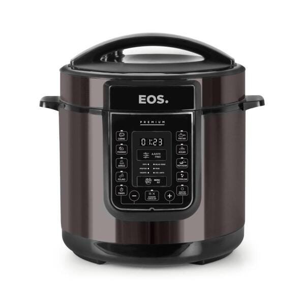 Panela de Pressão Elétrica Eos Multicooker Digital 6L Titanium Epp60Dt 220V 220V