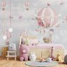Papel de parede infantil safári animal partitura musical M² PP24B - 3