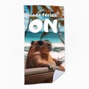Ver imagem 1 de Toalha de Praia - Capivara em Férias