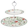 Petisqueira Bonechina Estampada com 2 Andares 22cm - 1