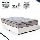Ver imagem 2 de Cama Box com Colchão Ortobom de Molas Ensacadas Pillow In Pro Vida Casal 138cm