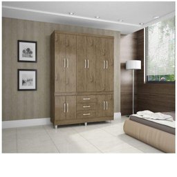 GuardaRoupa Roupeiro Araplac 1849088 10 Portas Darom Móveis - 1