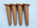 Ver imagem 6 de Kit 8 Pés Palito Já Inclinados Sofás Poltronas Racks Mel 16cm