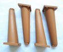 Ver imagem 5 de Kit 8 Pés Palito Já Inclinados Sofás Poltronas Racks Mel 16cm