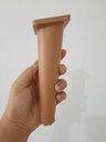 Ver imagem 3 de Kit 8 Pés Palito Já Inclinados Sofás Poltronas Racks Mel 16cm