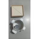 Ver imagem 2 de Ralo Invisível Sifonado 15x15 Bege Banheiro modelo Porcelanato Colar Piso com Caixa Sifonada 100 - F