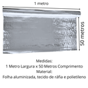 Ver imagem 6 de Manta Térmica Reforçada Dupla Face 50 Metros para Telhados e Forros