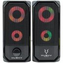 Ver imagem 2 de Caixa de Som Gamer Husky Storm, Rainbow, 6W, USB - Cx-Hst-Ra