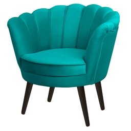 Poltrona Pétalas em Sued Premium Tiffany - 2