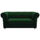 Ver imagem 7 de Kit Poltrona e Namoradeira Chesterfield Ana Suede Verde - ADJ Decor