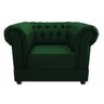 Kit Poltrona e Namoradeira Chesterfield Ana Suede Verde - ADJ Decor - 6