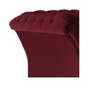 Ver imagem 6 de Poltrona Decorativa Chesterfield Sofia Suede Bordô - ADJ Decor