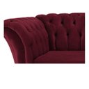 Ver imagem 4 de Poltrona Decorativa Chesterfield Sofia Suede Bordô - ADJ Decor