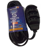Extensao Eletrica Naticon 2p+t 3 Tomadas 5mt Preta - 1