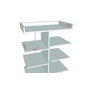 Ver imagem 4 de Sapateira Vertical e Organizador Madeira MDF Canela