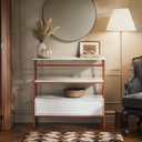 Ver imagem 2 de Aparador Industrial Hall de Entrada 1 Gaveta Thor Rede Móveis