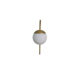 Arandela Bengala C/ Bola 15cm - Dourado Fosco - 3