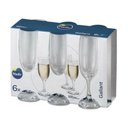 Ver imagem 1 de Conjunto 6 Taças Champanhe Gallant 180ml 7708 - Nadir