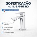 Ver imagem 4 de Misturador Monocomando de Mesa P/ Lavatorio Bica Baixa Cromado