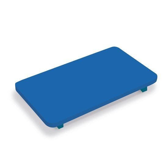 Bandejinha Elevação Retângular 9,5x17x1,6 cm Azul Royal