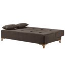 Ver imagem 5 de Sofá Cama 2 Lugares Living M-143 Veludo Martins Marrom