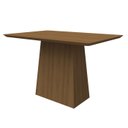 Ver imagem 3 de Conjunto Mesa Bárbara sem Tampo de Vidro 120cm com 4 Cadeiras Amanda - Imbuia / Wd22