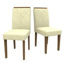 Ver imagem 4 de Conjunto Mesa Bárbara sem Tampo de Vidro 120cm com 4 Cadeiras Amanda - Imbuia / Wd22
