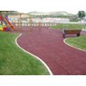 Piso De Borracha 20mm Colorido Emborrachado Academia Crossfit Playground 50x50 CM 1 AGL Play Vermelh - 1