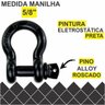 Cinta Fita para Reboque 10 Ton X 1,5 Mts com Duas Manilhas 5/8" e Bolsa para Transporte - 3