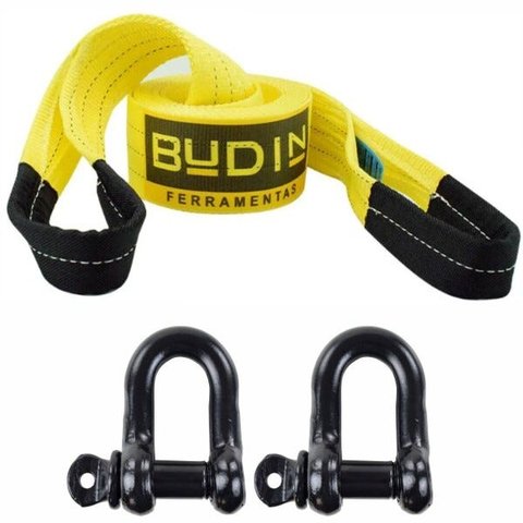 Cinta Fita para Reboque 30 Ton X 6 Mts com Duas Manilhas 3/4"