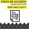 Cinta para Elevação de Carga 3 ton x 1 mts Fator Segurança 7:1 - 90mm Amarela Normatizada NBR - 3