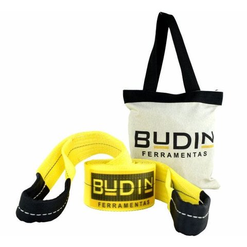 Cinta Fita para Reboque 10 Ton X 16 Mts - 4x4 Off Road Trilhas com Bolsa para Transporte