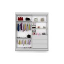 Ver imagem 3 de Guarda-roupa Com Portas de Correr Premium Branco Potente