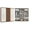 Guarda-Roupa 6 Portas THB Passione 4456 com 4 Gavetas Carvalho Sensitive/Teka Sensitive - 3