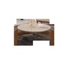 Mesinha de Centro Lizz Oblonga Off White/cedro       - 4
